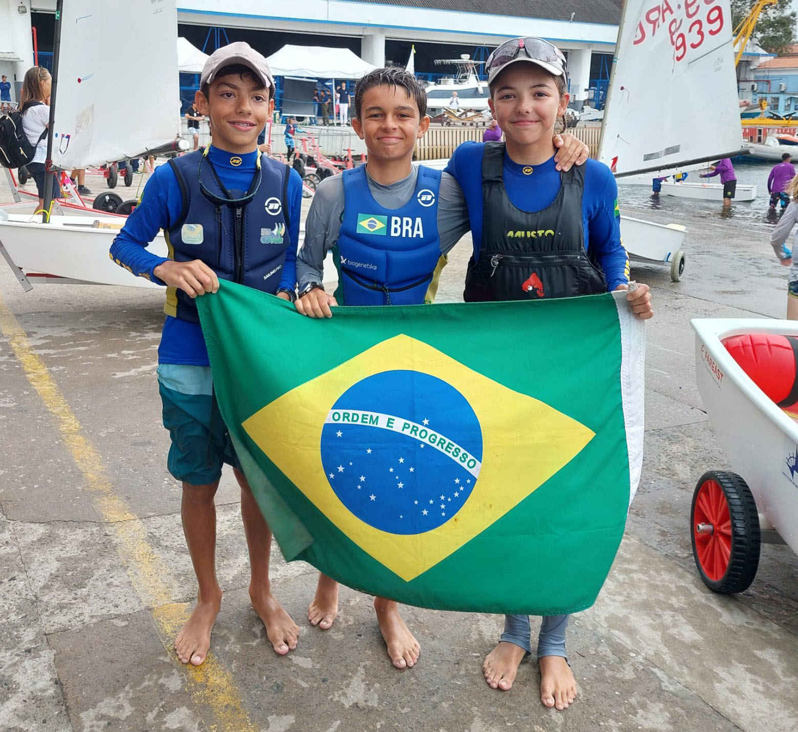 Brasileiros marcam presença no Sul-Americano de Optimist
