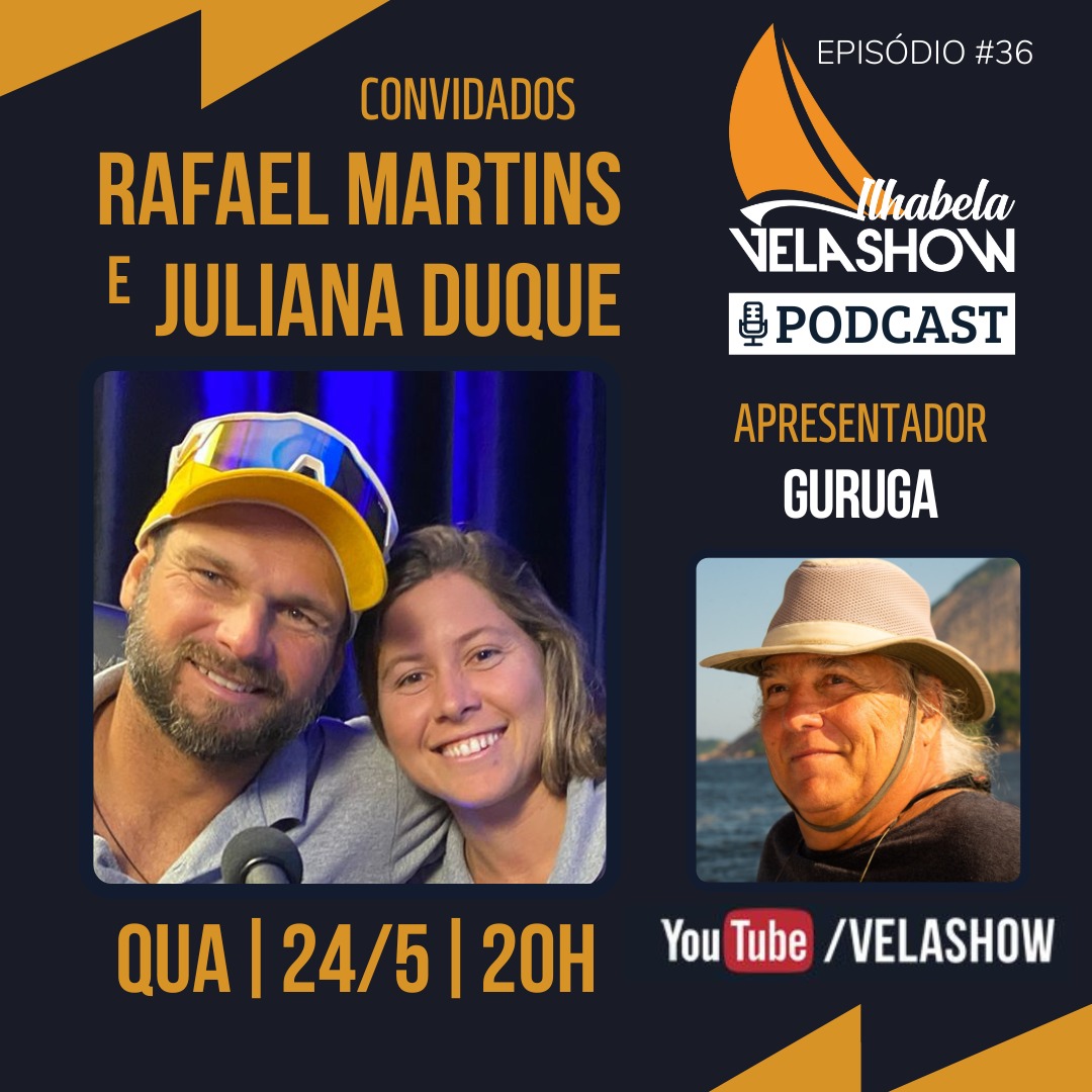 Rafael Martins e Juliana Duque no 36º Episódio do PodCast VelaShow ...